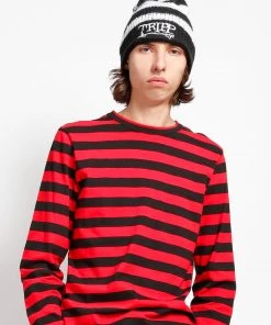 Trippnyc.com Women TRIPP NYC STRIPE BEANIE WHITE