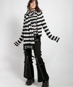 Trippnyc.com Women TRIPP NYC STRIPE SCARF WHITE