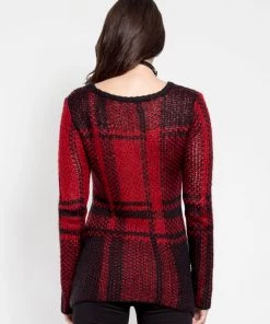 Trippnyc.com Women PLAID SWEATER