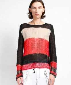 Trippnyc.com PUNK STRIPE SWEATER