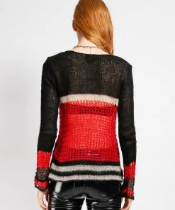 Trippnyc.com PUNK STRIPE SWEATER
