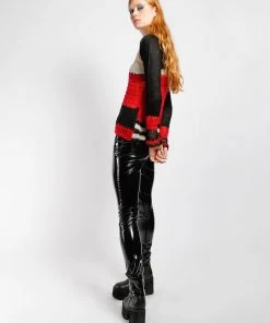 Trippnyc.com PUNK STRIPE SWEATER