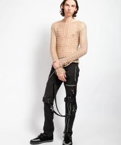 Trippnyc.com HOLY PUNK SWEATER IVORY Women