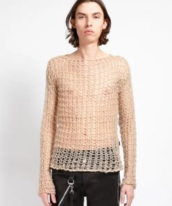 Trippnyc.com HOLY PUNK SWEATER IVORY Women