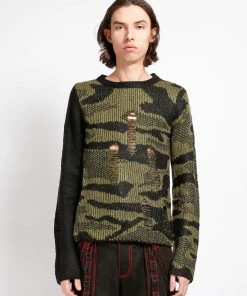 Trippnyc.com RAG SWEATER CAMO