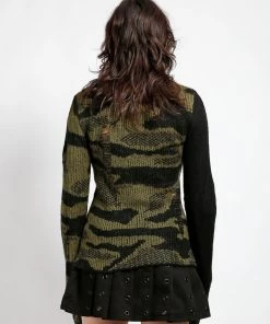 Trippnyc.com RAG SWEATER CAMO