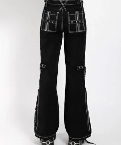 Trippnyc.com NIGHT PANT WHITE STITCH