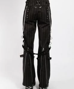 Trippnyc.com Women STRIPE SUPER D-RING PANT