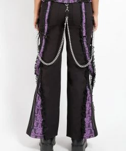 Trippnyc.com ENCHANTED DARK STREET PANT PURPLE