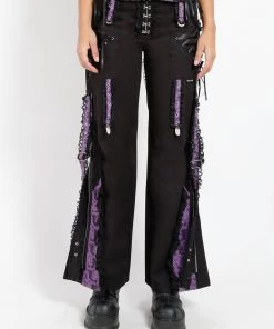 Trippnyc.com ENCHANTED DARK STREET PANT PURPLE