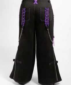 Trippnyc.com Women CURVE LOLITA DARK STREET PANT PURPLE