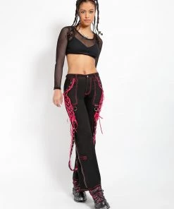 Trippnyc.com LOLITA DARK STREET PANT PINK