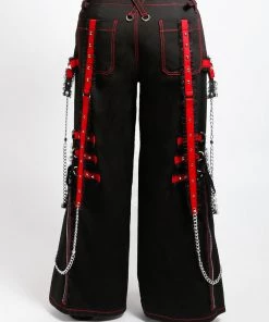 Trippnyc.com CURVE MIDNIGHT DARK STREET CHAIN PANT