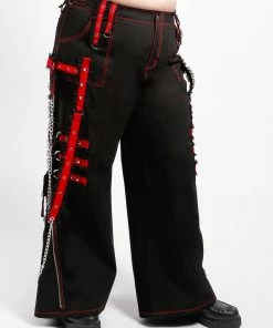 Trippnyc.com CURVE MIDNIGHT DARK STREET CHAIN PANT