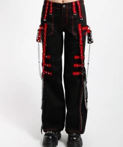 Trippnyc.com Women MIDNIGHT DARK STREET CHAIN PANT