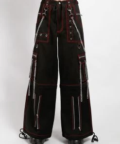 Trippnyc.com CHAIN TO CHAIN PANT RED STITCH