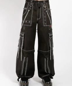 Trippnyc.com Women CHAIN TO CHAIN PANT WHITE STITCH