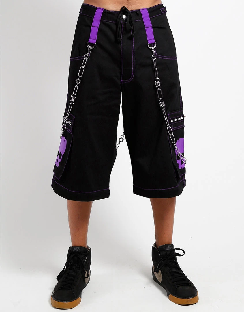 Trippnyc.com Women SKULL ZIP OFF PANT PURPLE 7 Trippnyc.com Women SKULL ZIP OFF PANT PURPLE