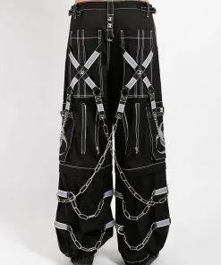 Trippnyc.com Women REFLECTOR BIOHAZARD DARK STREET PANT