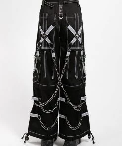 Trippnyc.com Women REFLECTOR BIOHAZARD DARK STREET PANT