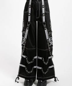 Trippnyc.com Women REFLECTOR BIOHAZARD DARK STREET PANT