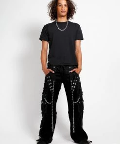 Trippnyc.com Women DARK CUFF PANT BLACK