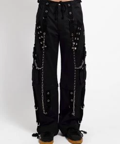 Trippnyc.com Women DARK CUFF PANT BLACK