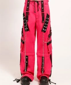 Trippnyc.com Women DARK CUFF PANT PINK