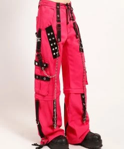 Trippnyc.com Women DARK CUFF PANT PINK 11 Trippnyc.com Women DARK CUFF PANT PINK