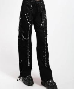 Trippnyc.com Women DARK CUFF PANT BLACK