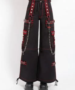 Trippnyc.com CRAZY PIPER PANT RED