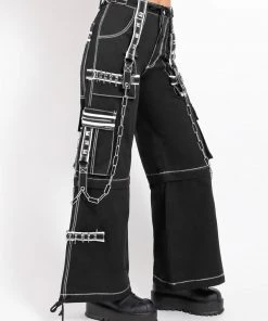 Trippnyc.com CRAZY PIPER PANT WHITE Women