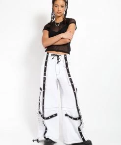 Trippnyc.com Women FREEDOM PANT WHITE