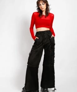 Trippnyc.com JUNGLELAND PANT BLACK Women