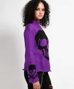 Trippnyc.com SKULL SWEATER Women