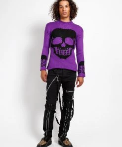 Trippnyc.com SKULL SWEATER Women
