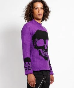 Trippnyc.com SKULL SWEATER Women