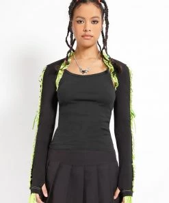Trippnyc.com LOLITA SHRUG LIME
