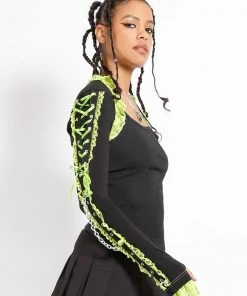 Trippnyc.com LOLITA SHRUG LIME