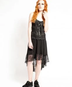 Trippnyc.com Women ROYAL MAIDEN HI LO SKIRT