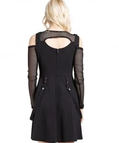 Trippnyc.com FISHNET STRAP DRESS Women