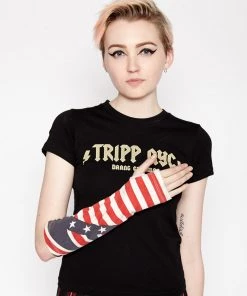 Trippnyc.com PATRIOTIC ARMWARMER Women