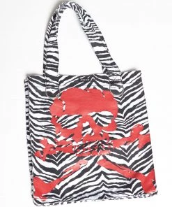 Trippnyc.com PRINTED SKULL TOTE