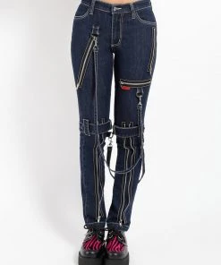 Trippnyc.com DENIM BONDAGE PANT