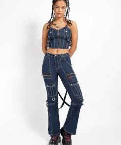 Trippnyc.com DENIM ROUGH READY PANT Women