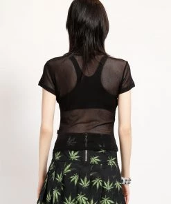 Trippnyc.com BABY TEE FISHNET Women