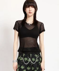 Trippnyc.com BABY TEE FISHNET Women