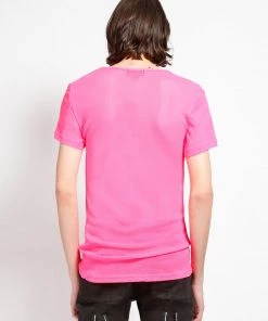 Trippnyc.com Women SHORT SLEEVE FISHNET PINK 15 Trippnyc.com Women SHORT SLEEVE FISHNET PINK