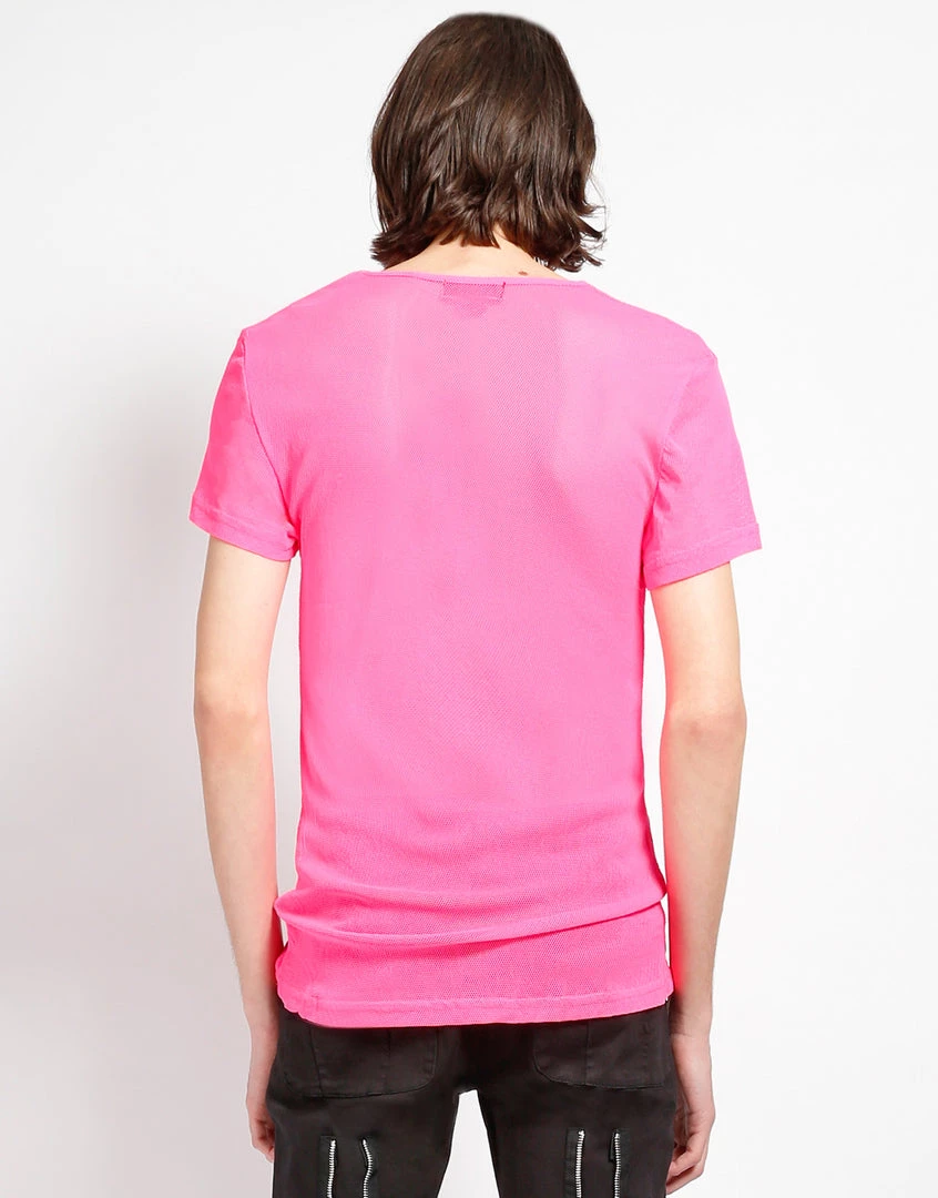 Trippnyc.com Women SHORT SLEEVE FISHNET PINK 8 Trippnyc.com Women SHORT SLEEVE FISHNET PINK