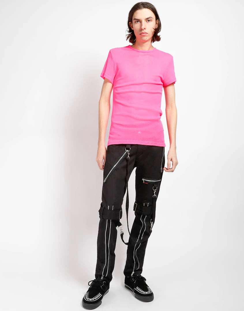 Trippnyc.com Women SHORT SLEEVE FISHNET PINK 6 Trippnyc.com Women SHORT SLEEVE FISHNET PINK